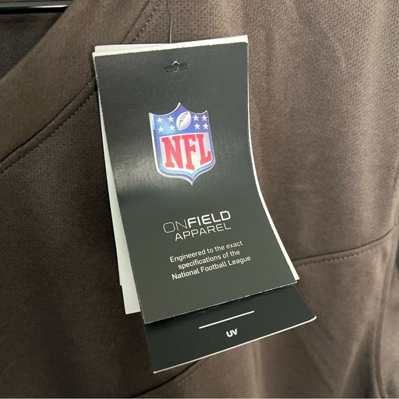 NWT Cleveland Browns On Field Apparel Nike Dri-Fit Long Sleeve Men's Size Medium - Picture 6 of 11
